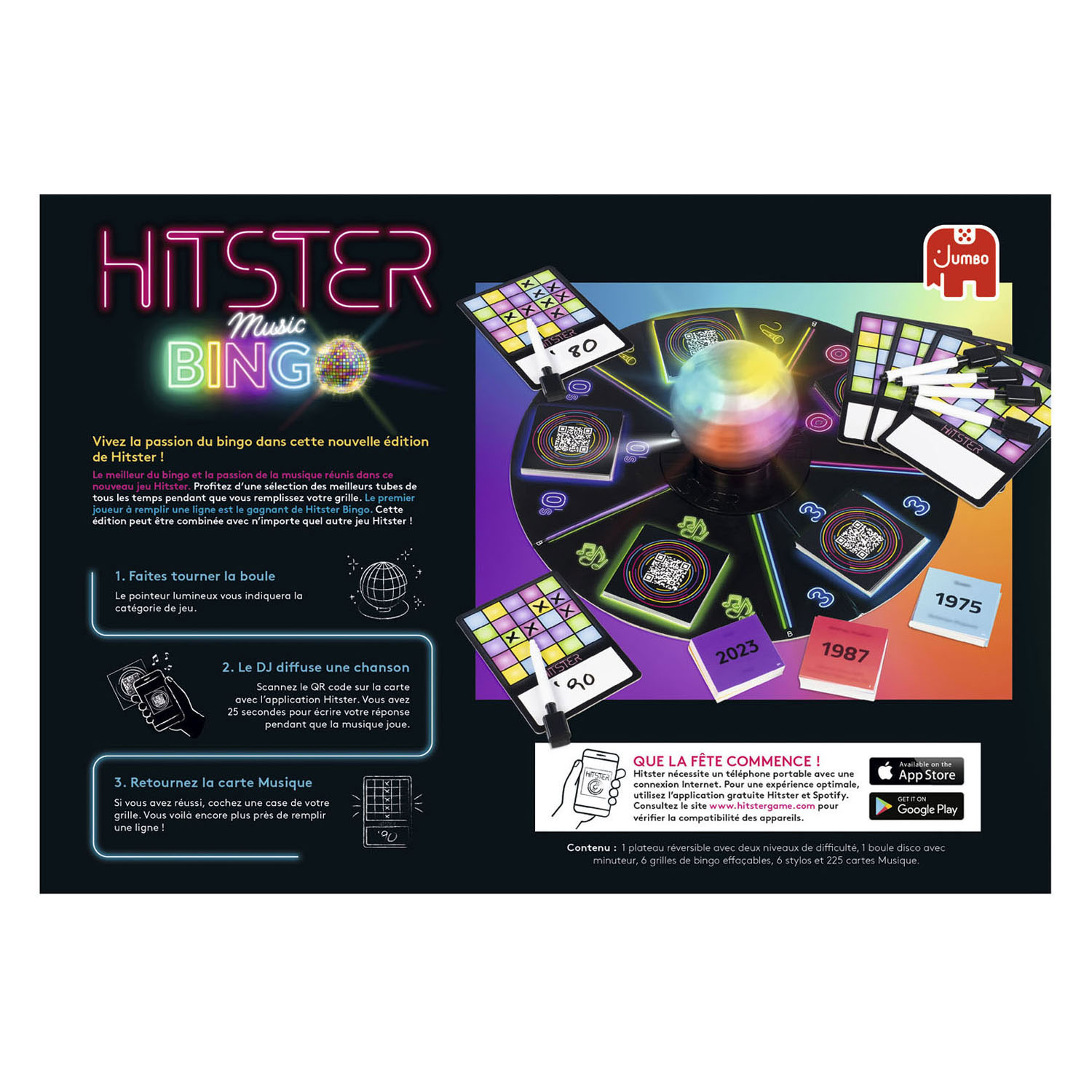 Jeu de société Jumbo Hitster Bingo