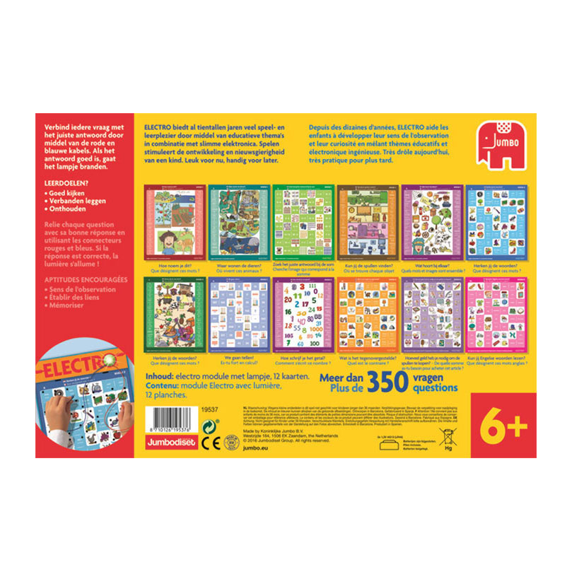 Jeu éducatif Jumbo Electro pour l'école primaire