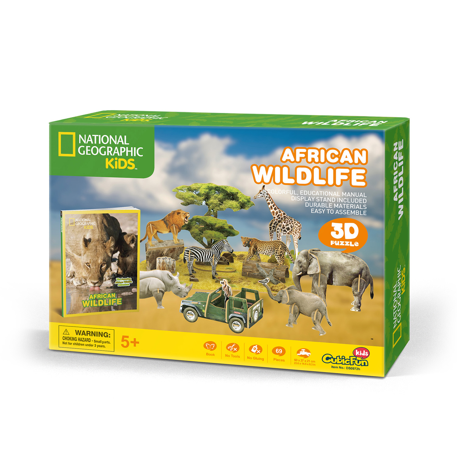 3D Puzzel African Wildlife - National Geographic
