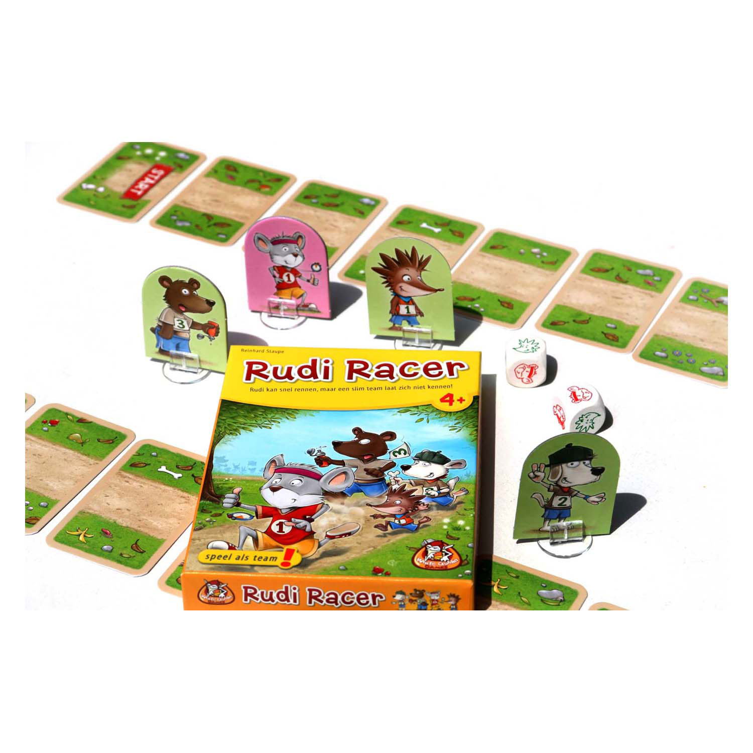 Rudi Racer - Gele reeks Kaartspel Rudi Racer - Gele reeks Kaartspel