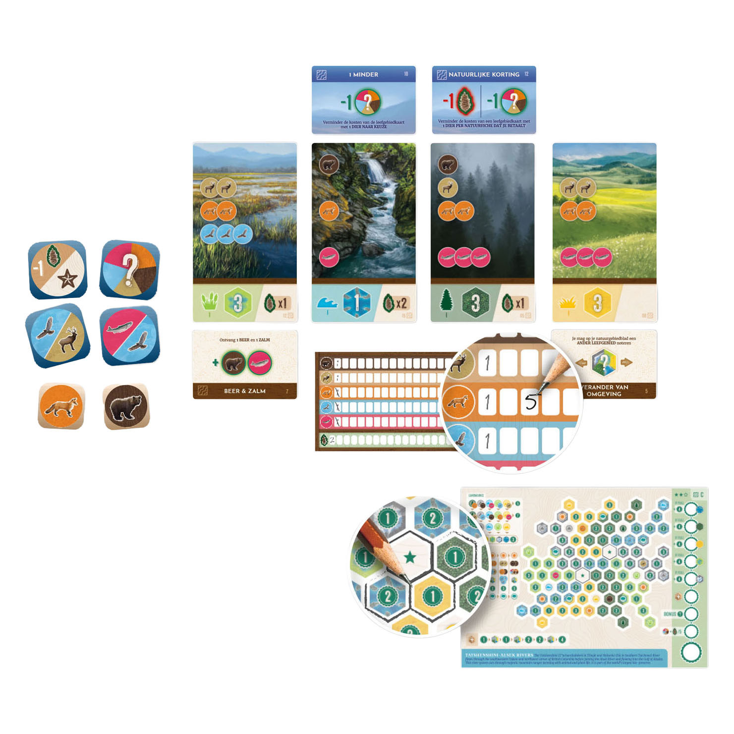 Cascadia - Rolling Rivers Bordspel