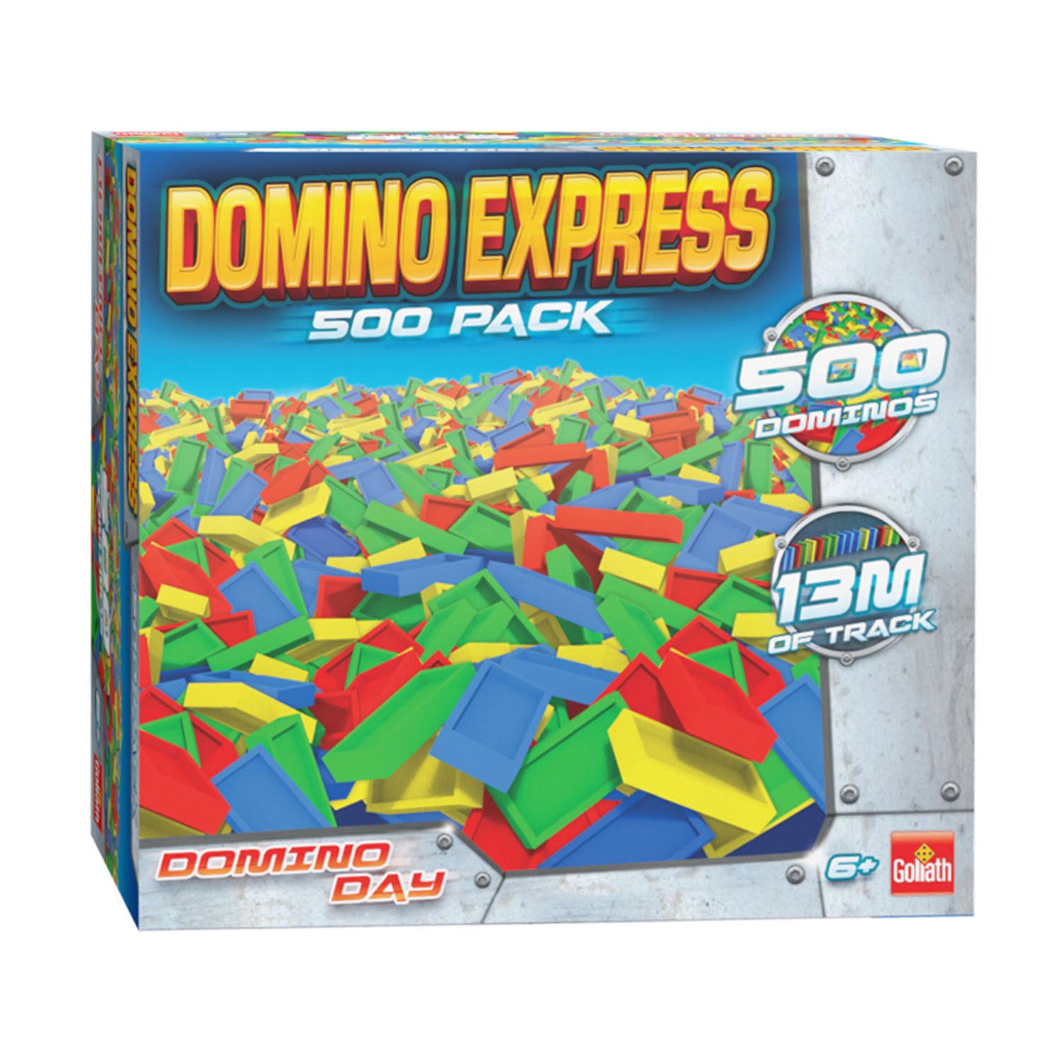 Jouets de dominos en bois pour les enfants, 110pcs Kit de dominos