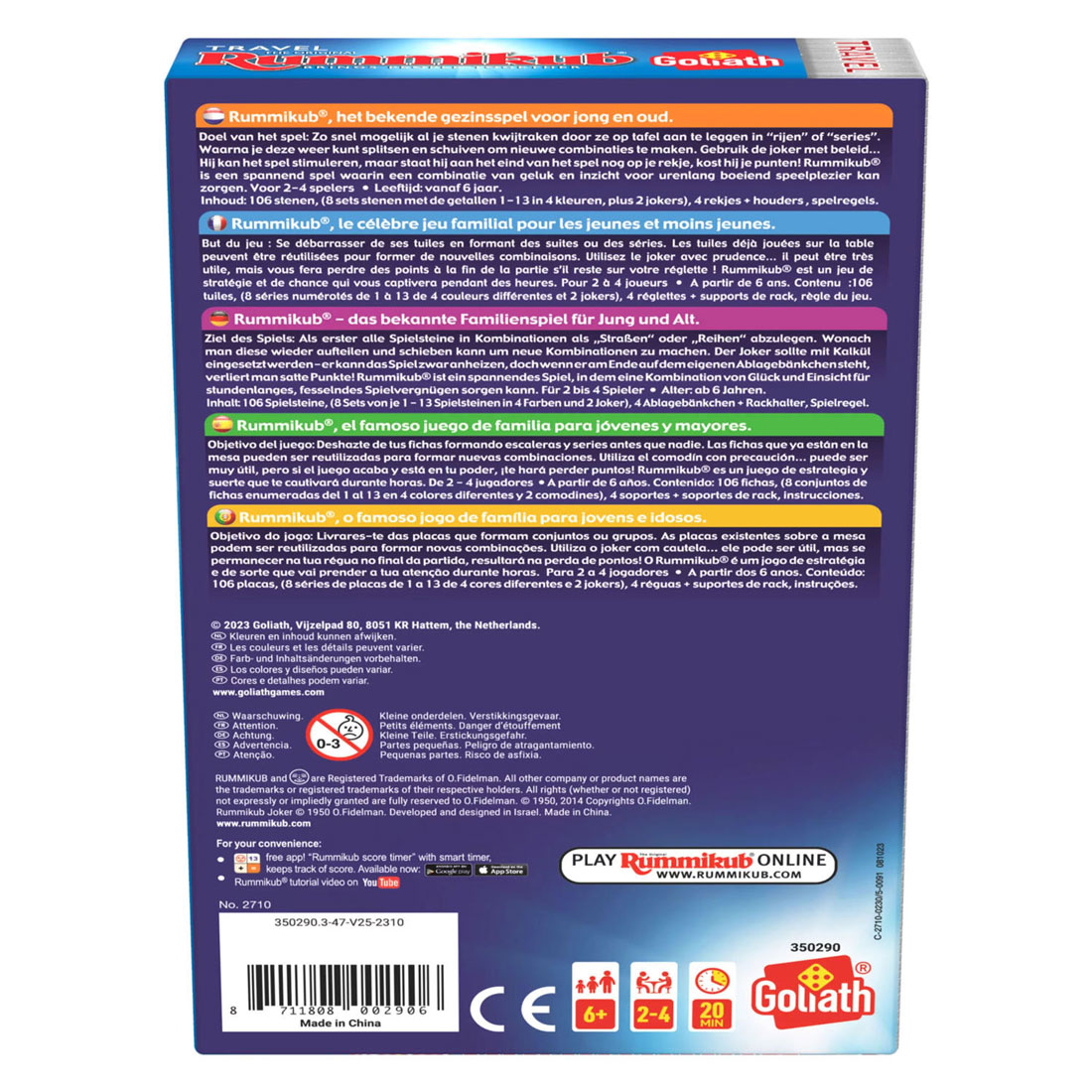 Rummikub, le voyage original