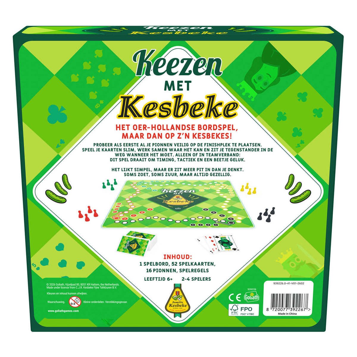 Goliath Keezen met Kesbeke Gezelschapsspel
