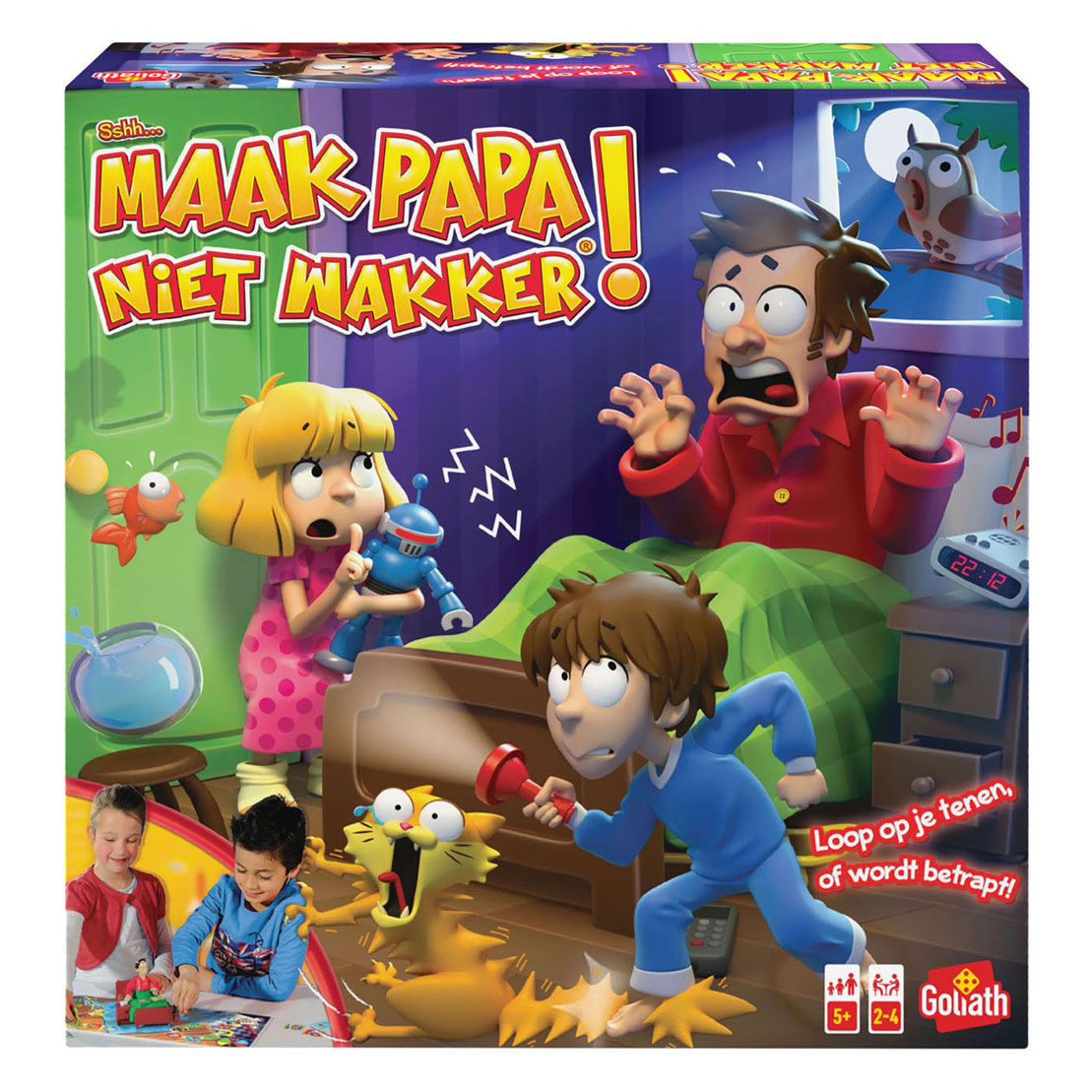 Sshh Maak papa niet wakker