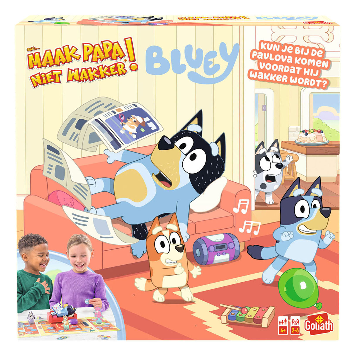 Goliath Sshh Maak papa niet wakker Bordspel - Bluey