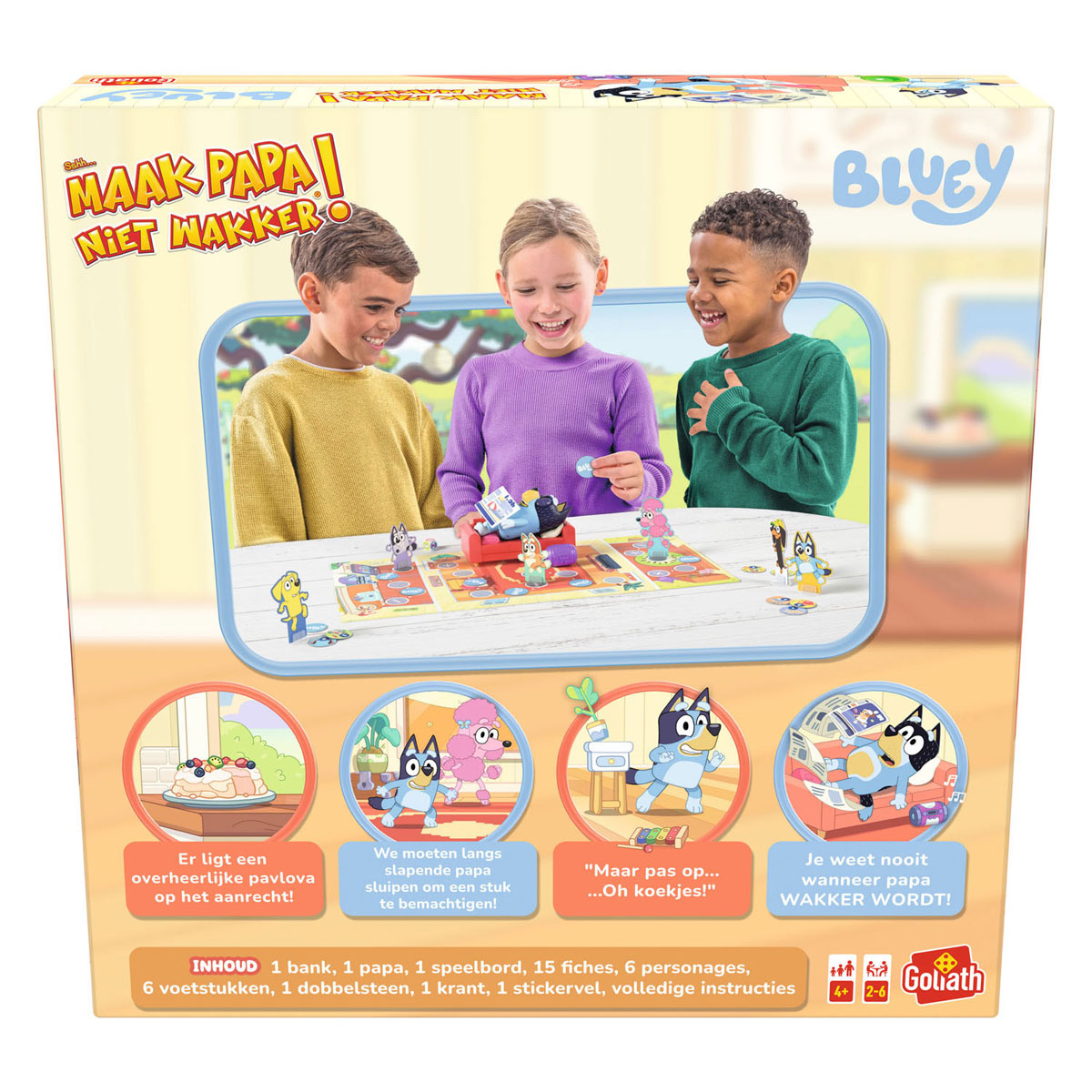 Goliath Sshh Maak papa niet wakker Bordspel - Bluey