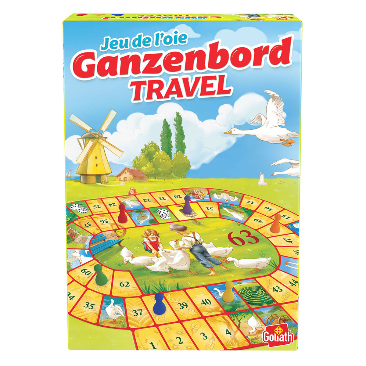 Goliath Ganzenbord Reisspel - Nederlands Frans