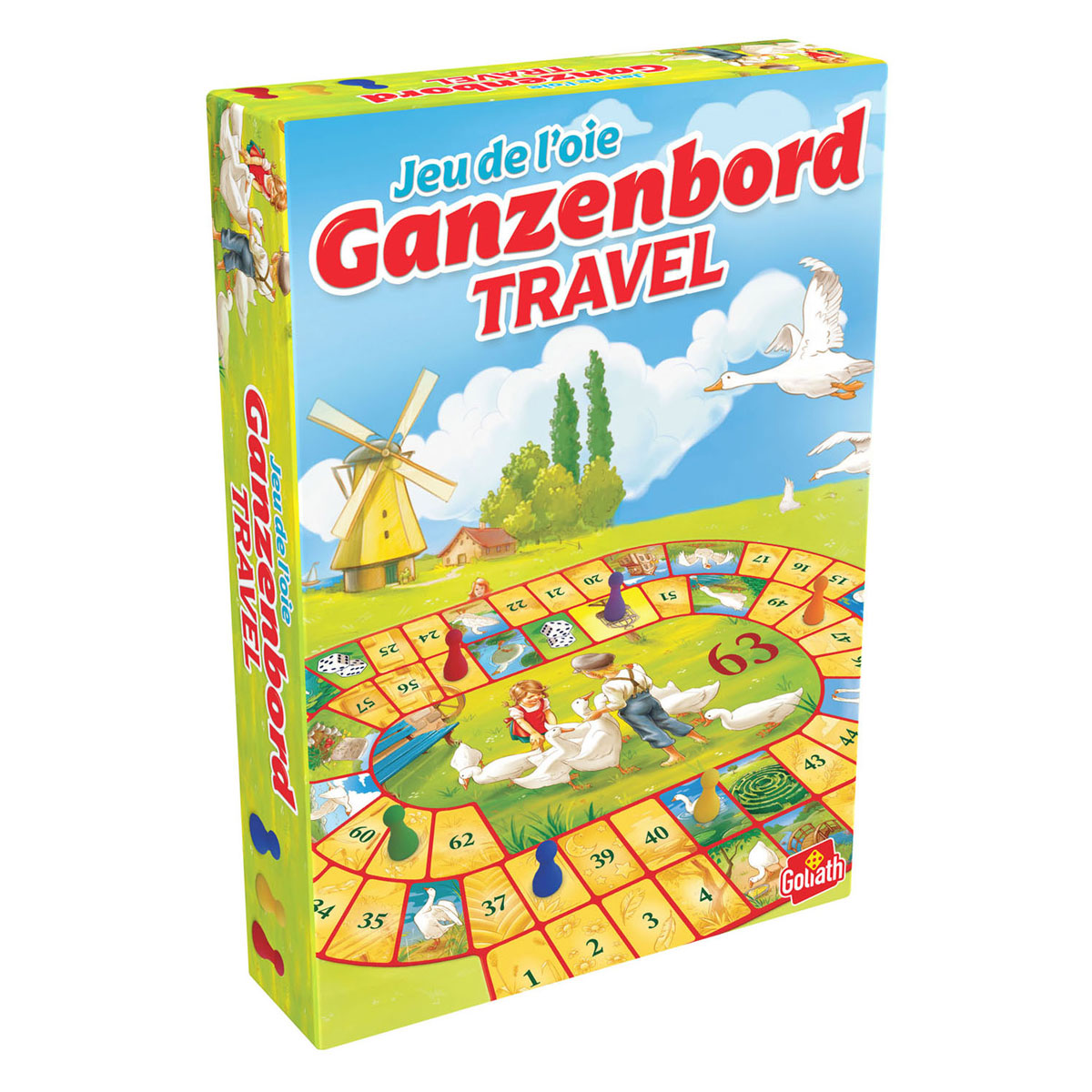 Goliath Ganzenbord Reisspel - Nederlands Frans