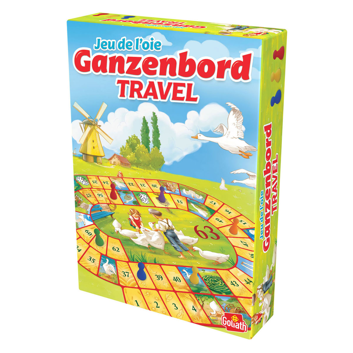 Goliath Ganzenbord Reisspel - Nederlands Frans
