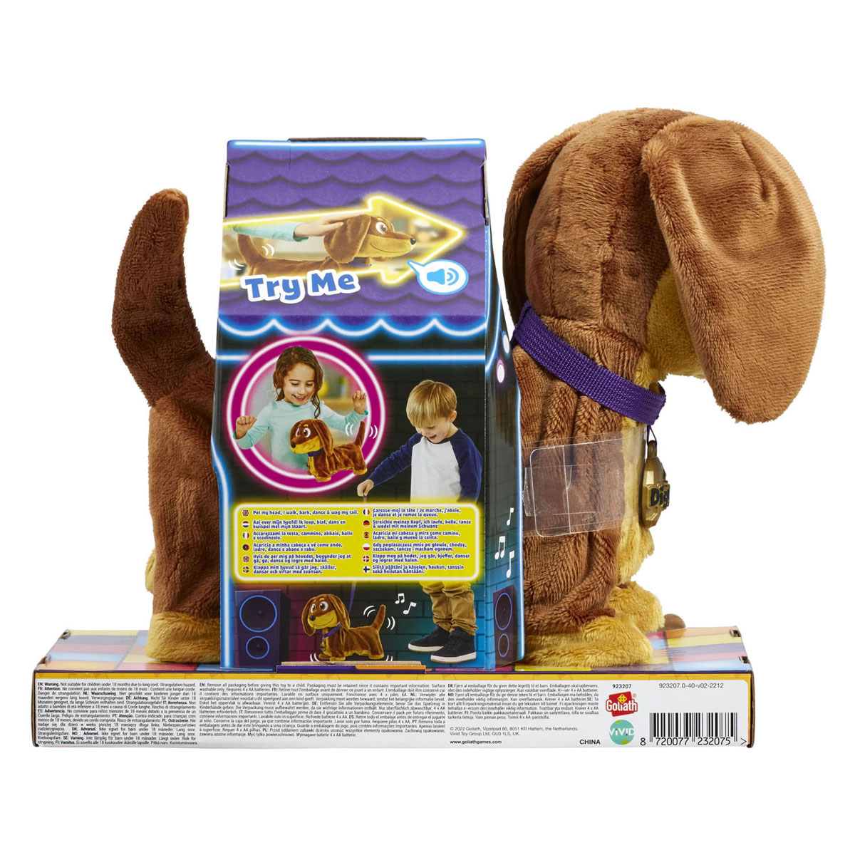 Peluche interactive Animagic Diggles Dog