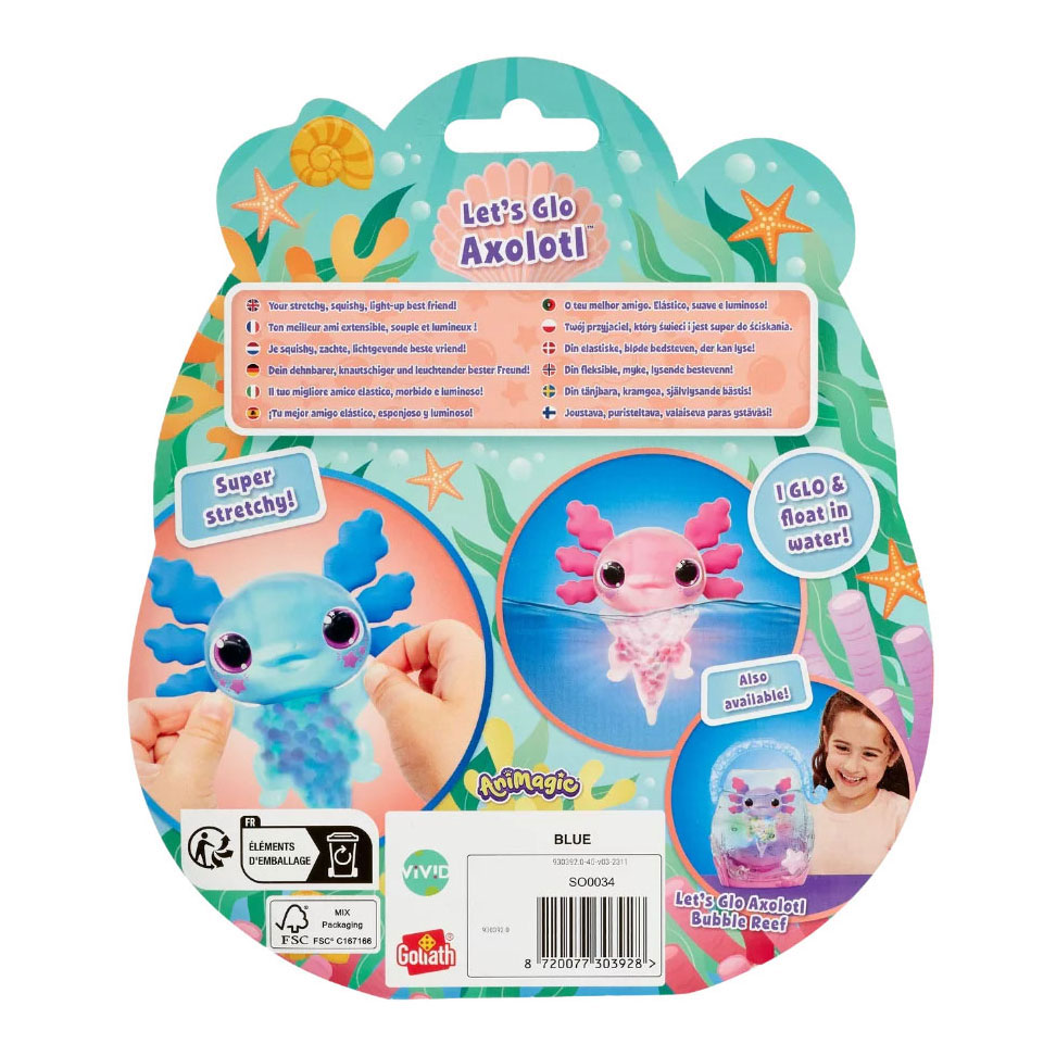 Animagischer Axolotl - Roze