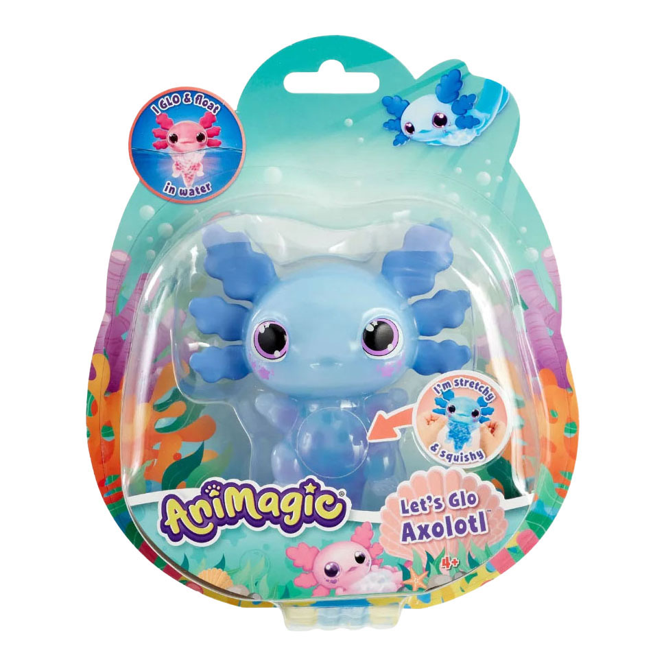 Axolotl animé - Bleu