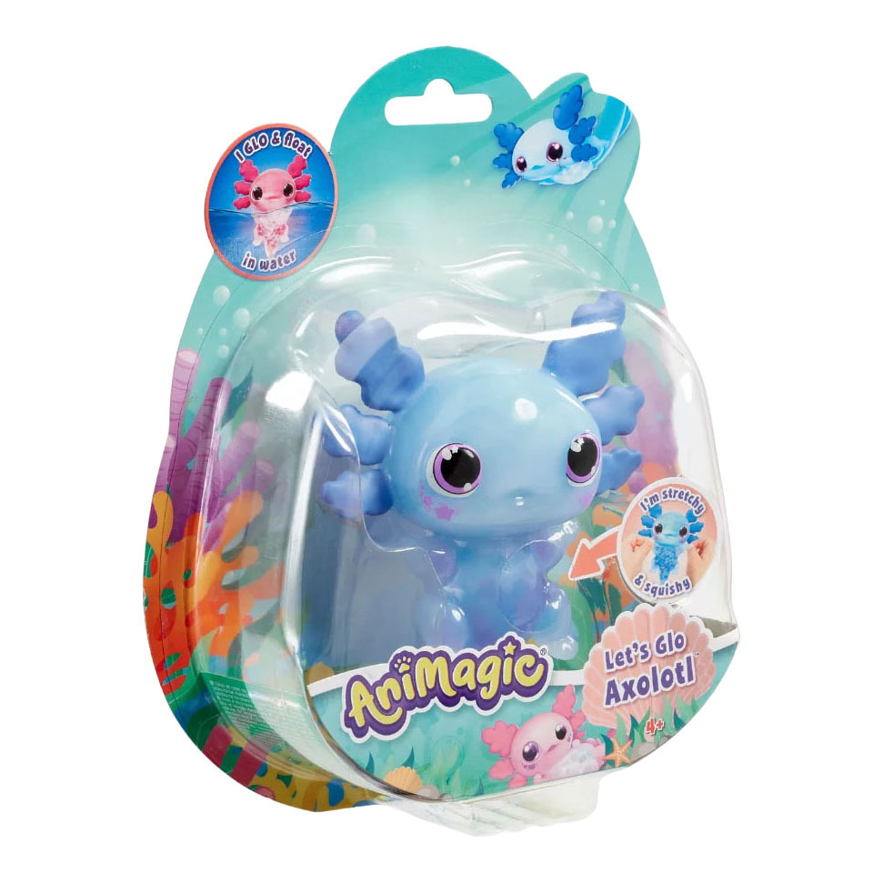 Axolotl animé - Bleu