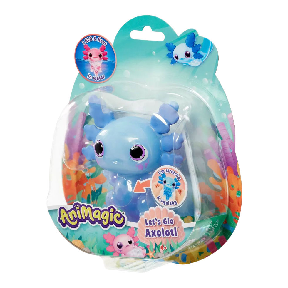 Axolotl animé - Bleu