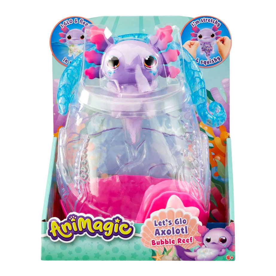 Axolotl animé dans un aquarium