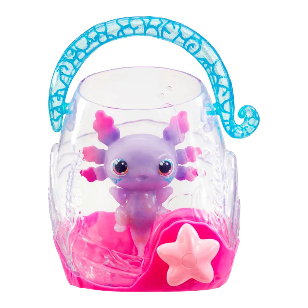 Axolotl animé dans un aquarium