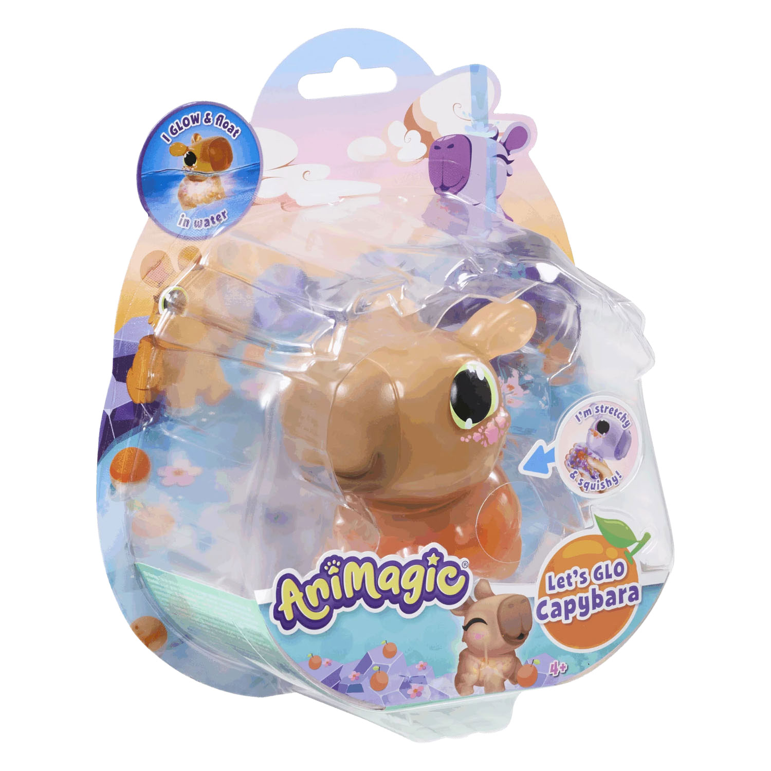 Animagic Let's Glo Capibara - Bruin