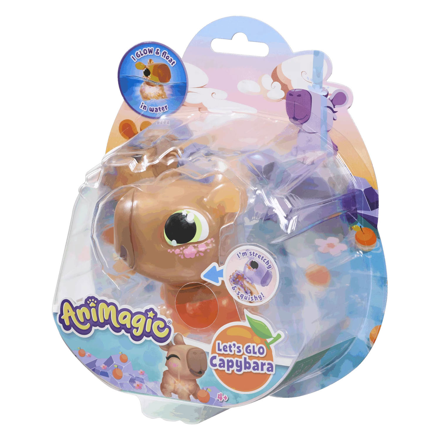 Animagic Let's Glo Capibara - Bruin