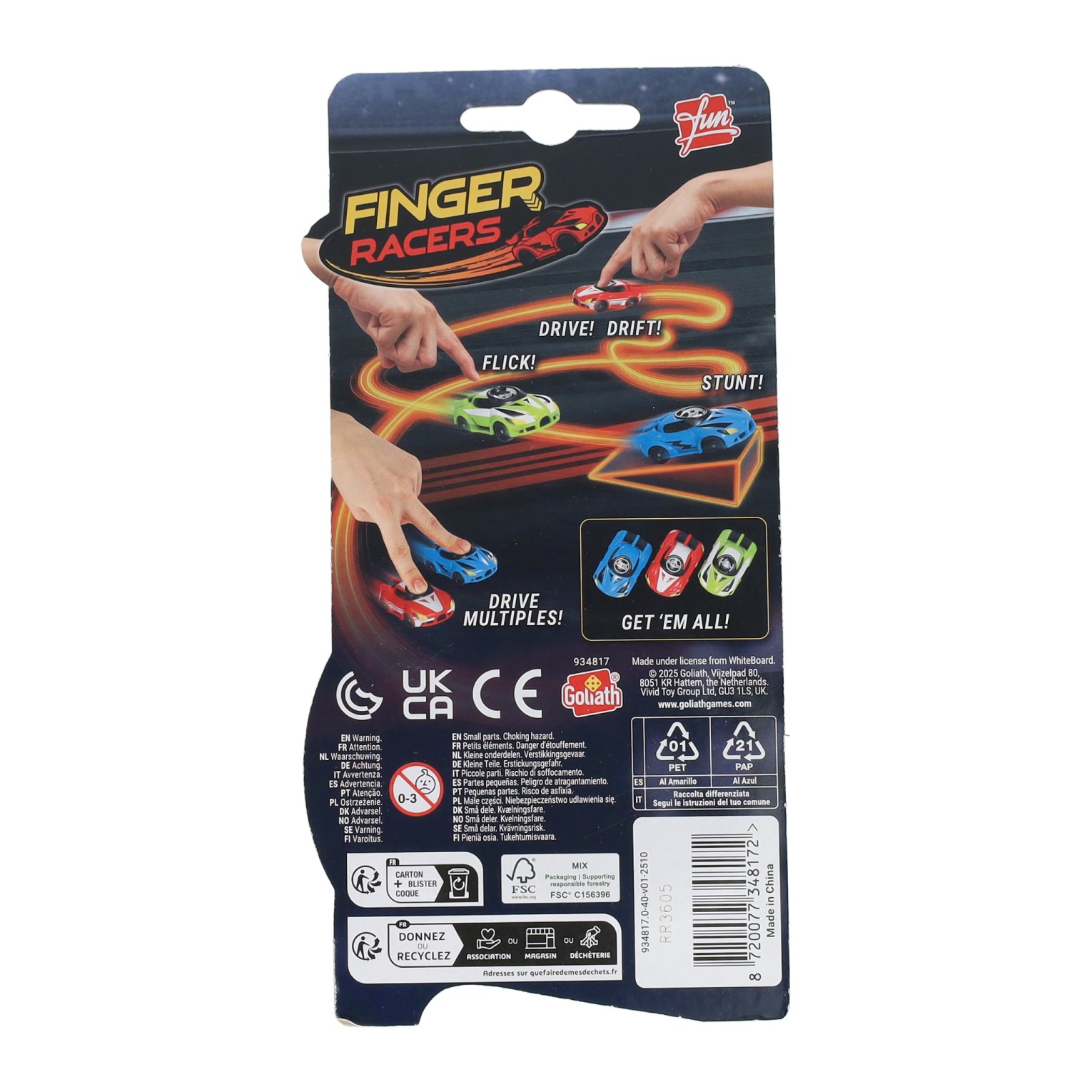 FingerRacers Drehauto