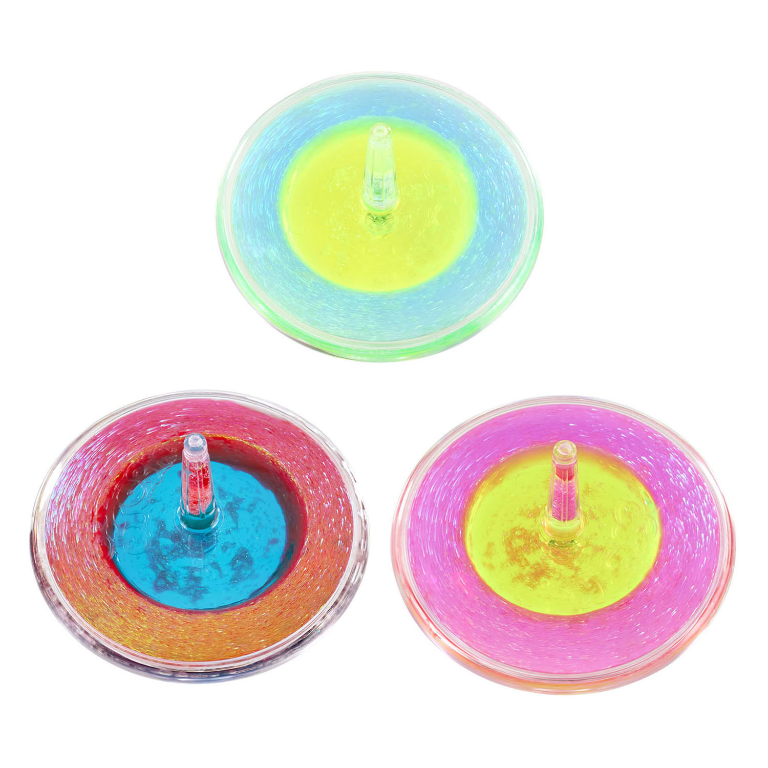Assortiment de 2 toupies de lave liquide magique LavaStorm