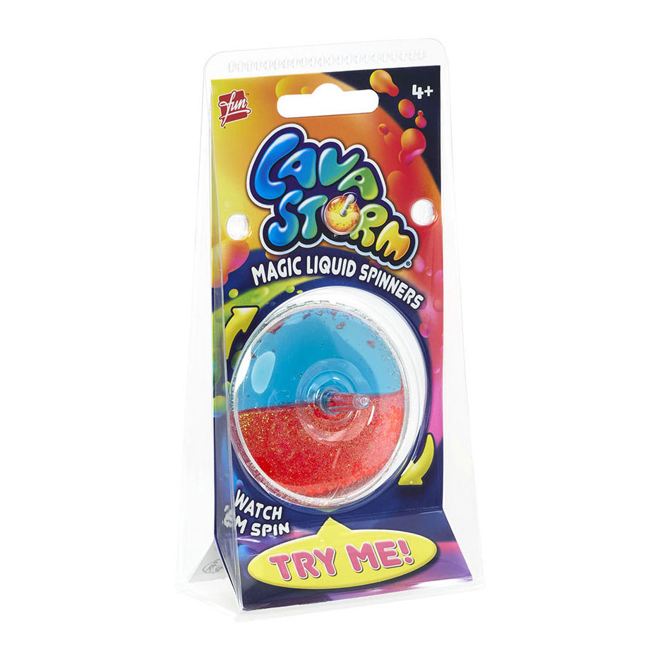 Assortiment de 2 toupies de lave liquide magique LavaStorm