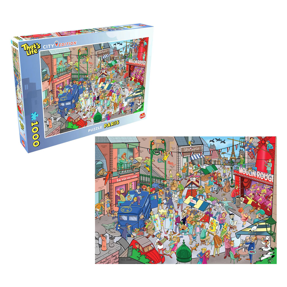 Golitath That's Life City Edition: Parijs Legpuzzel - 1000st.