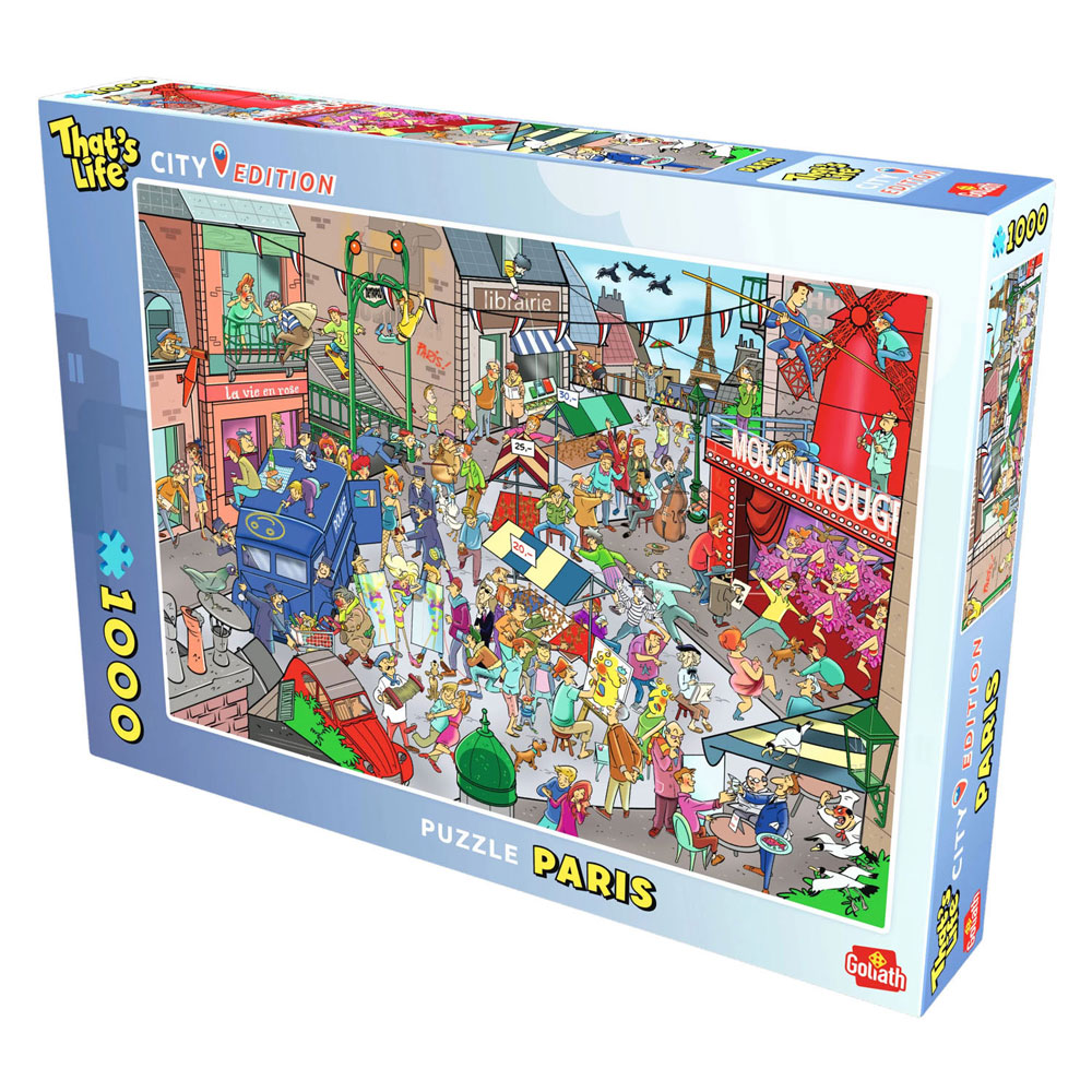 Golitath That's Life City Edition: Parijs Legpuzzel - 1000st.