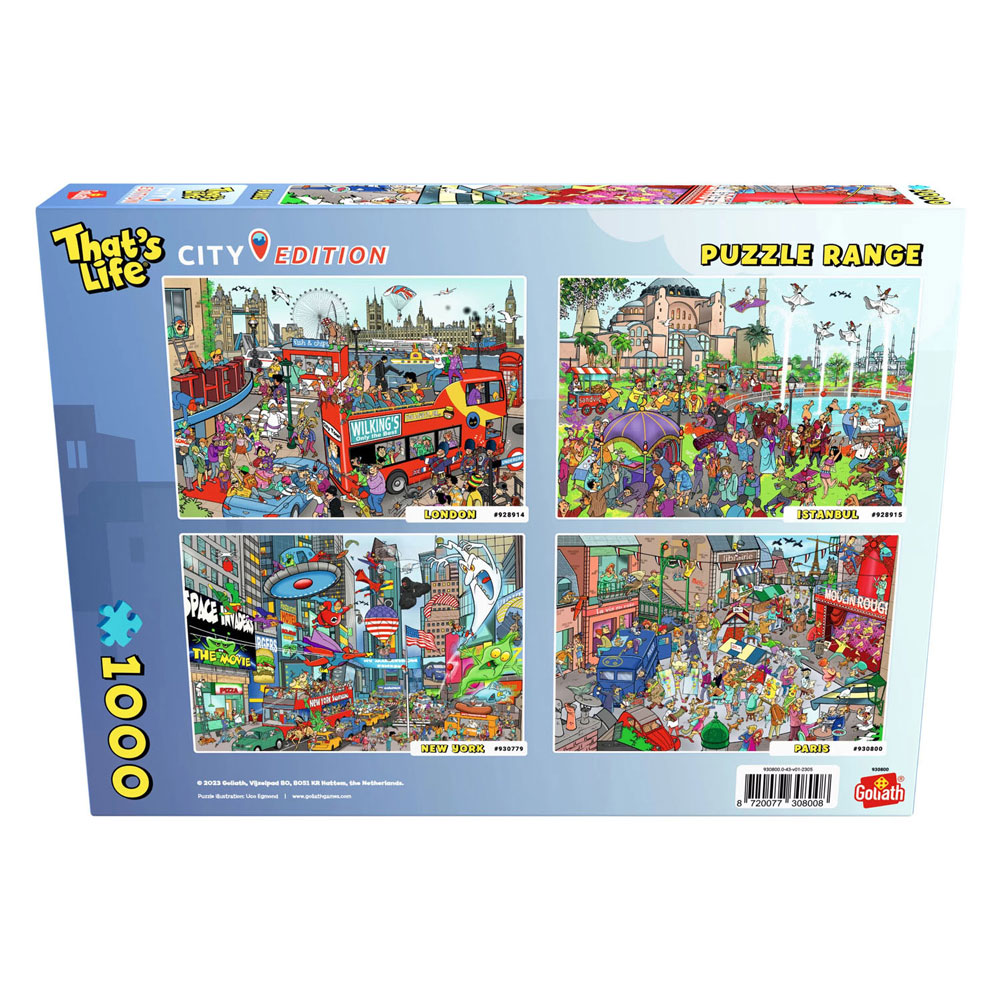 Golitath That's Life City Edition: Parijs Legpuzzel - 1000st.