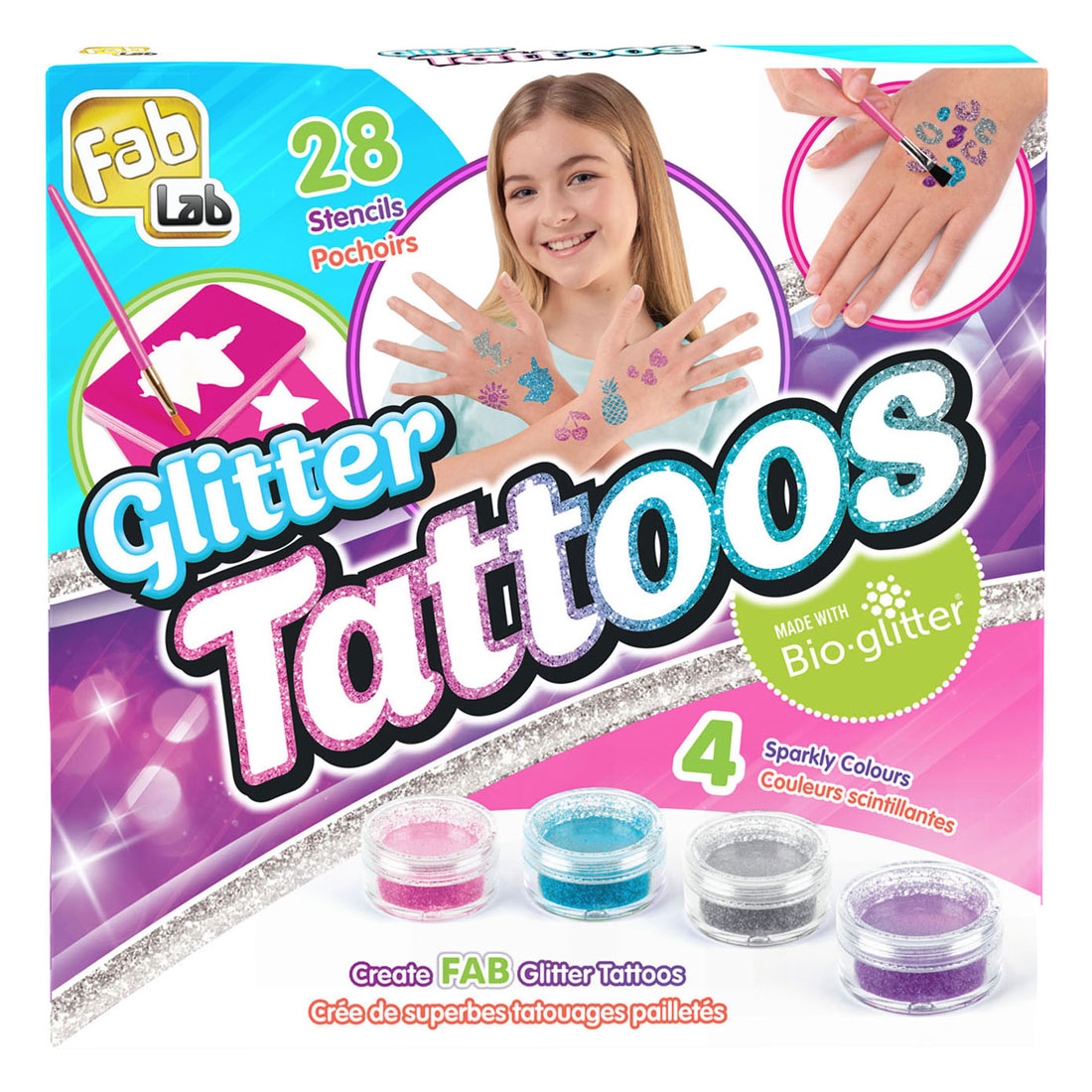 FabLab Glitzer-Tattoos