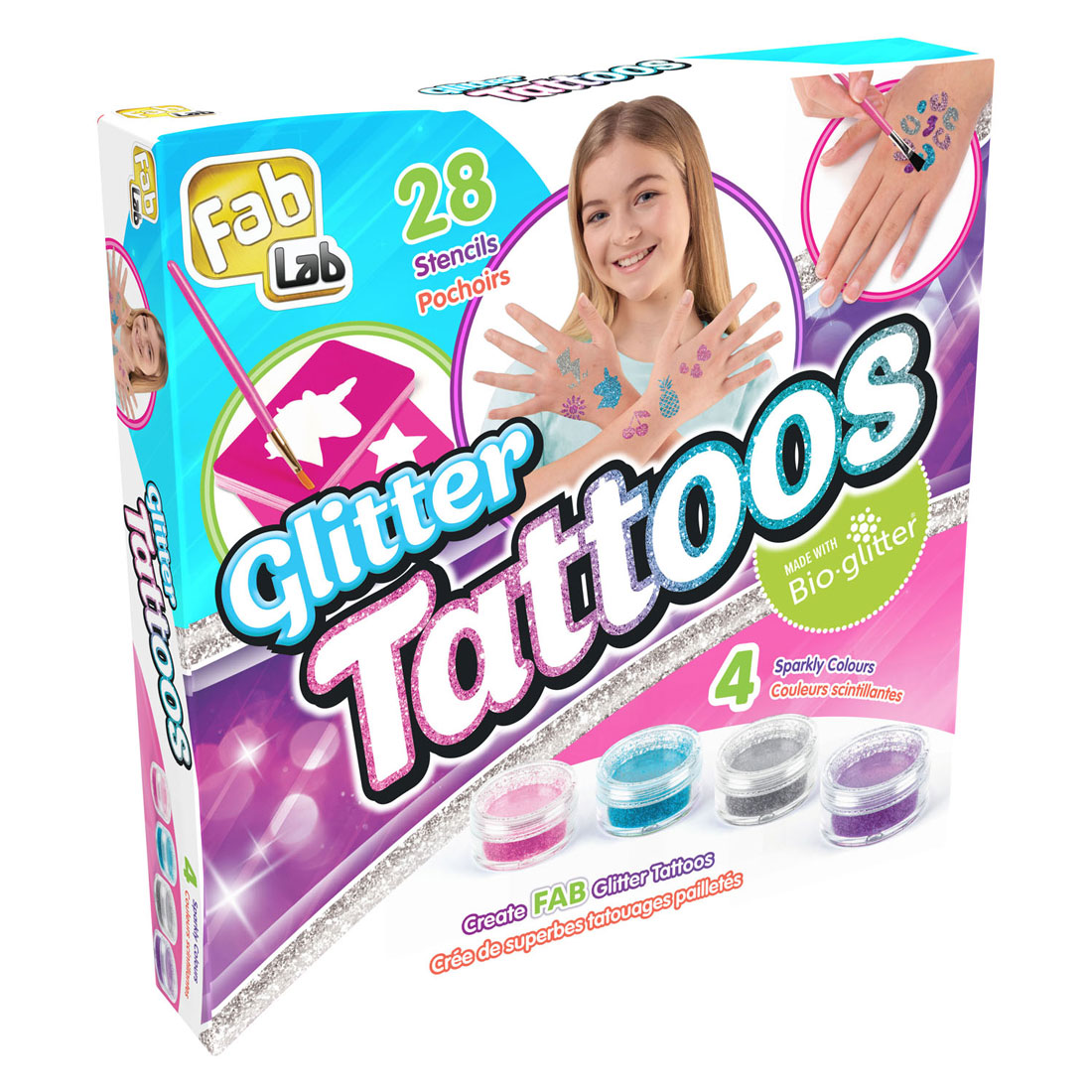 FabLab Glitzer-Tattoos
