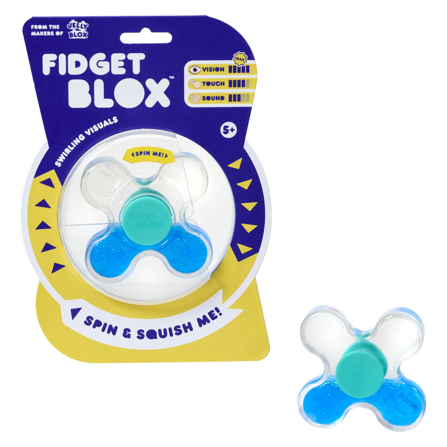 Fidget Blox - Spinner - Blauw