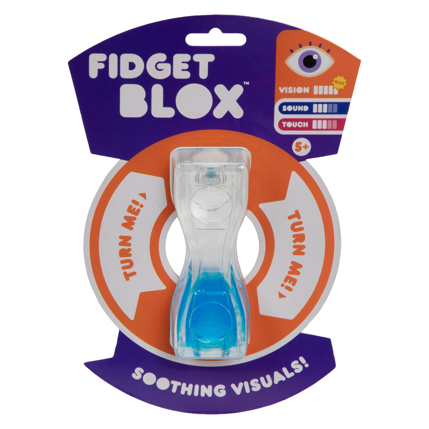 Fidget Blox Zandloper Blauw