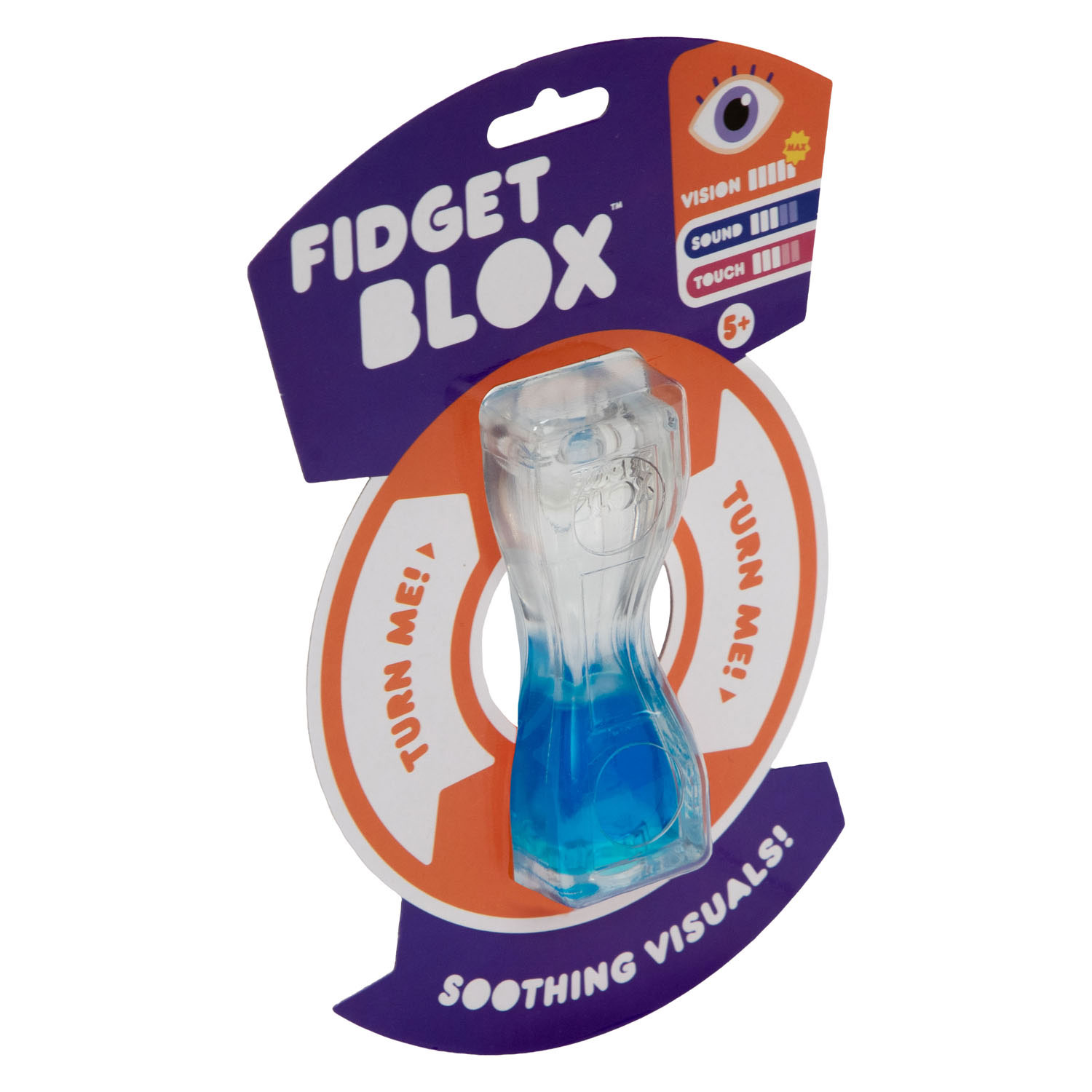 Fidget Blox Zandloper Blauw