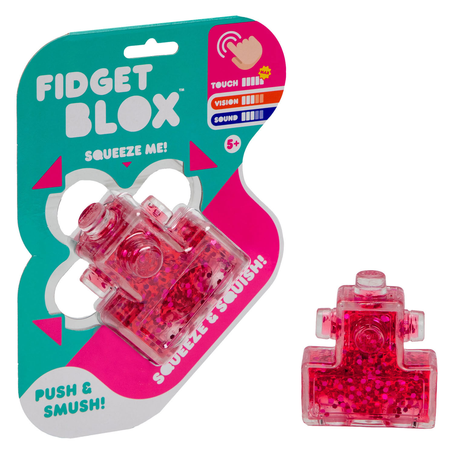 Fidget Blox Zandloper Pink