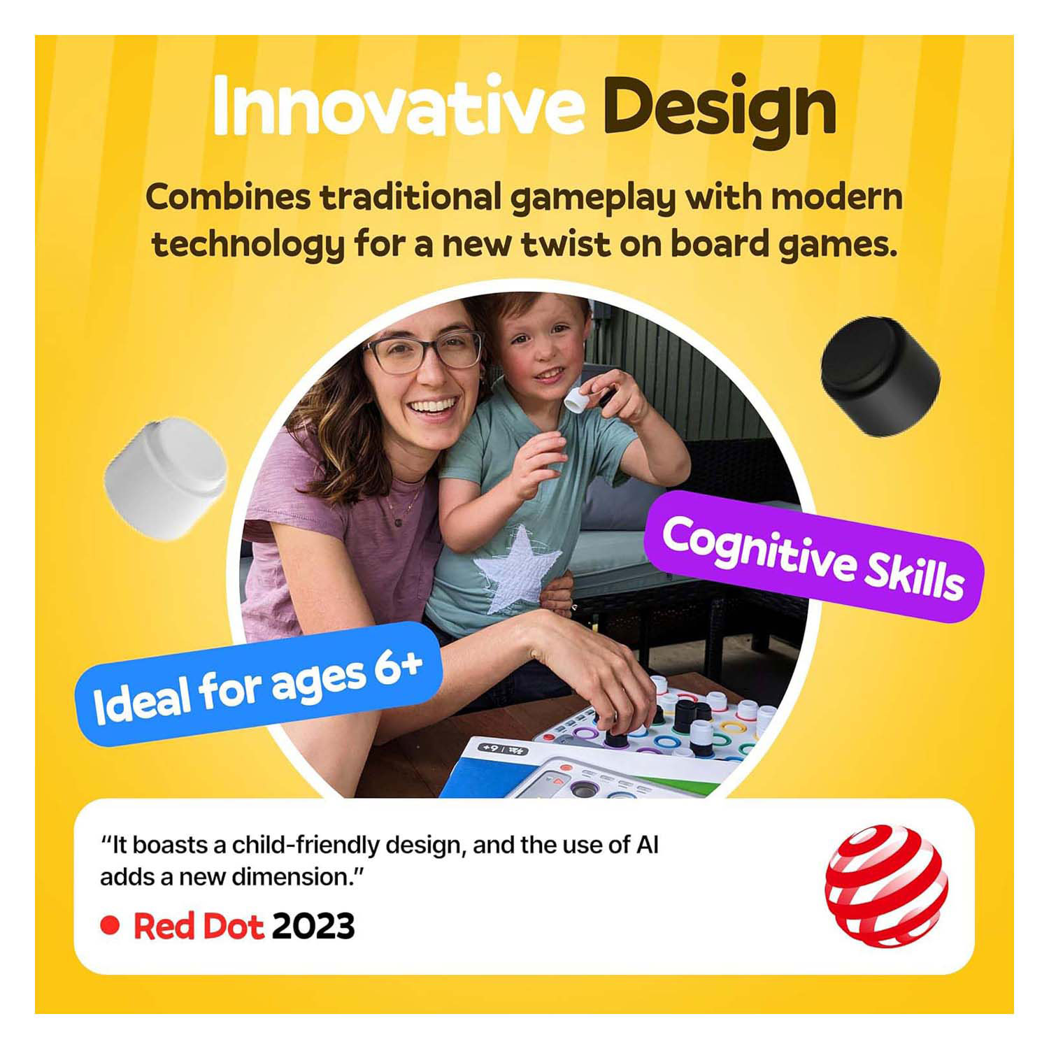 GiiKER Smart - Vier Op een Rij Spel