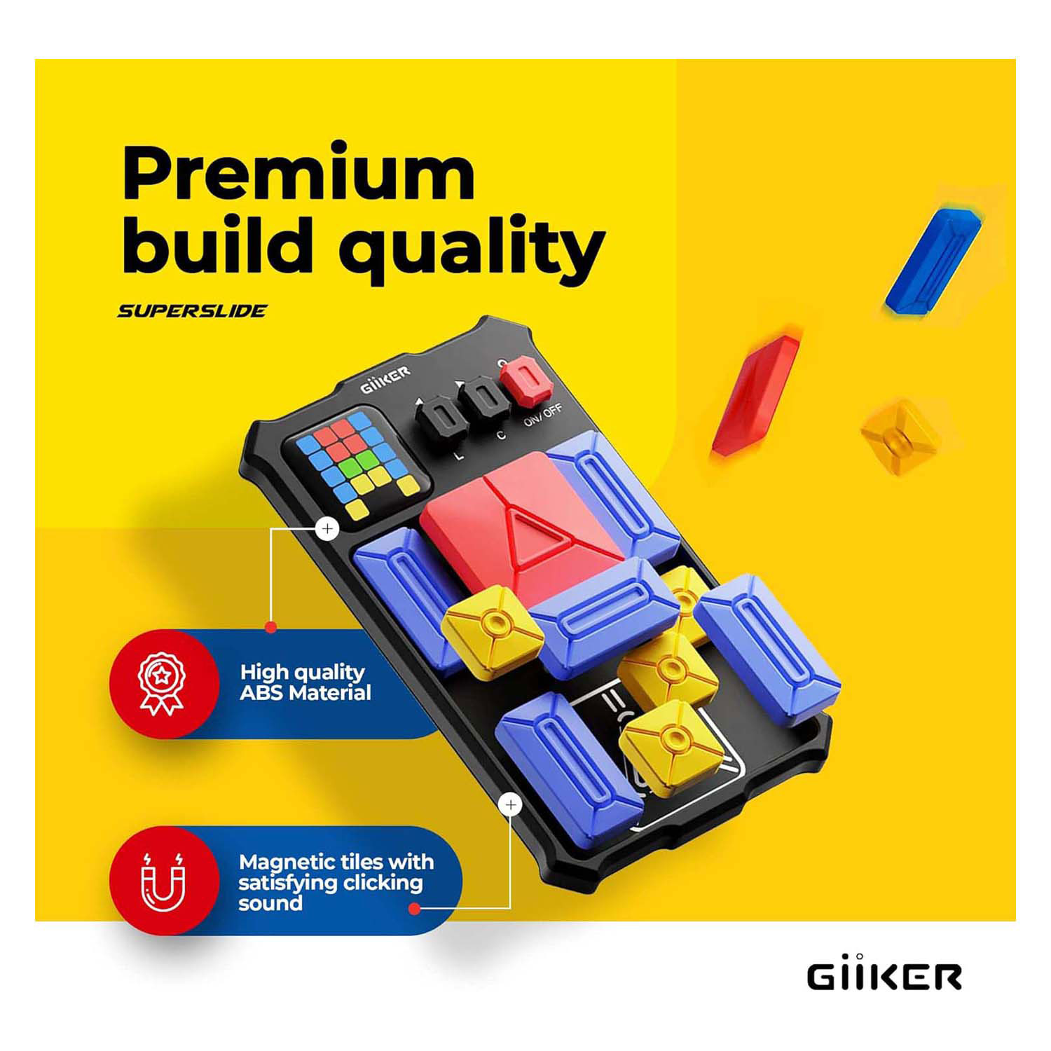 Jeu de puzzle GiiKER Super Slide - Noir