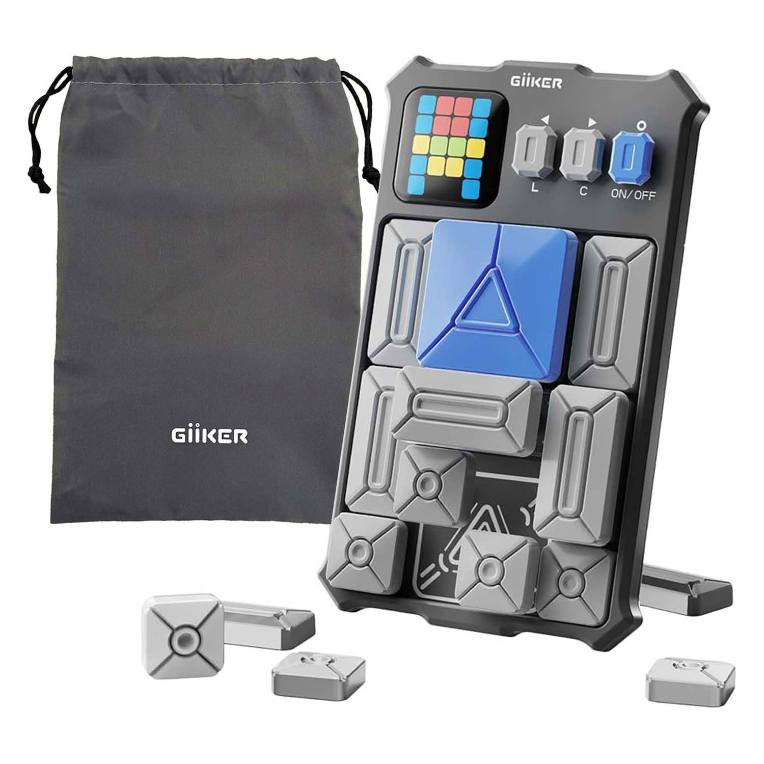 GiiKER Super Slide Puzzelspel - Grijs