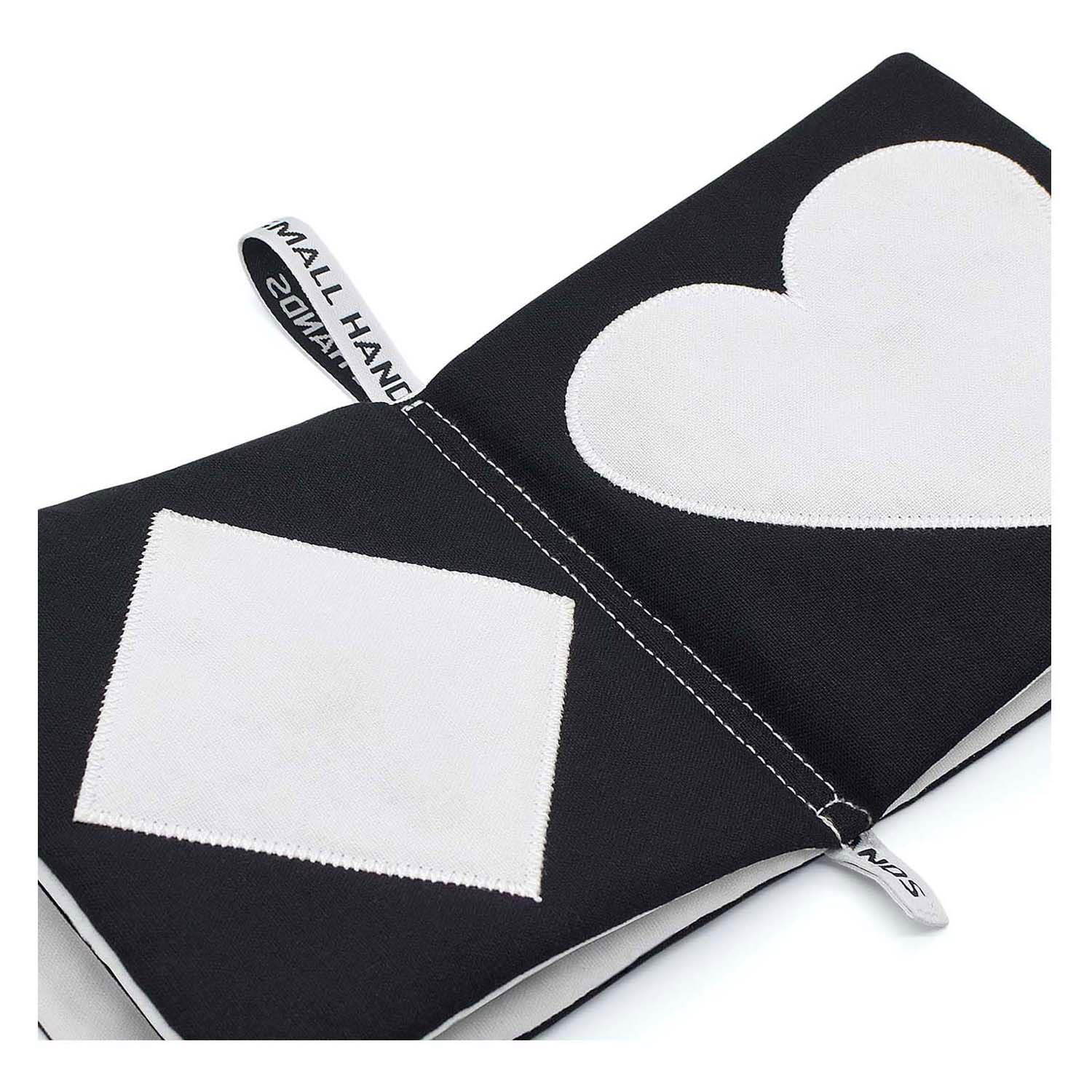 Mon premier livre - Livre en tissu pour bébé « Petites mains et formes » - 0-12 mois