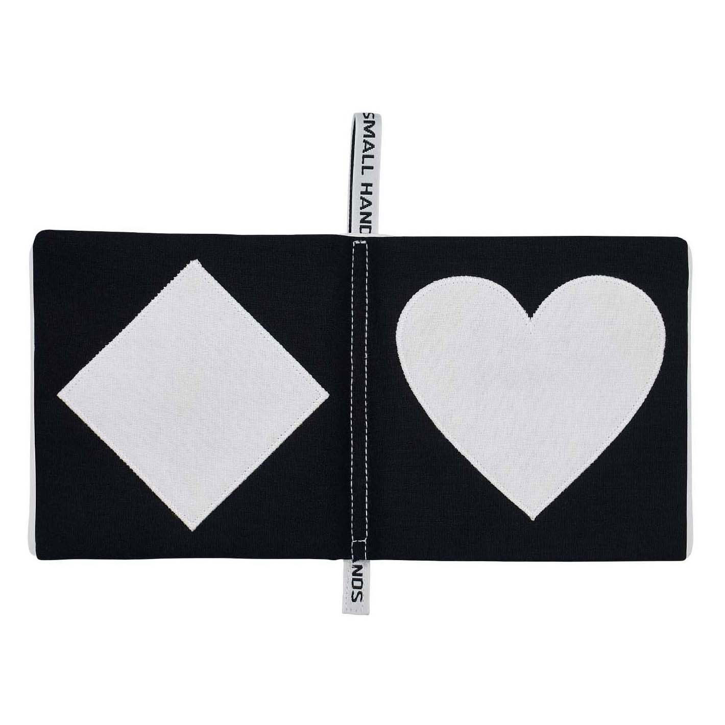 Mon premier livre - Livre en tissu pour bébé « Petites mains et formes » - 0-12 mois