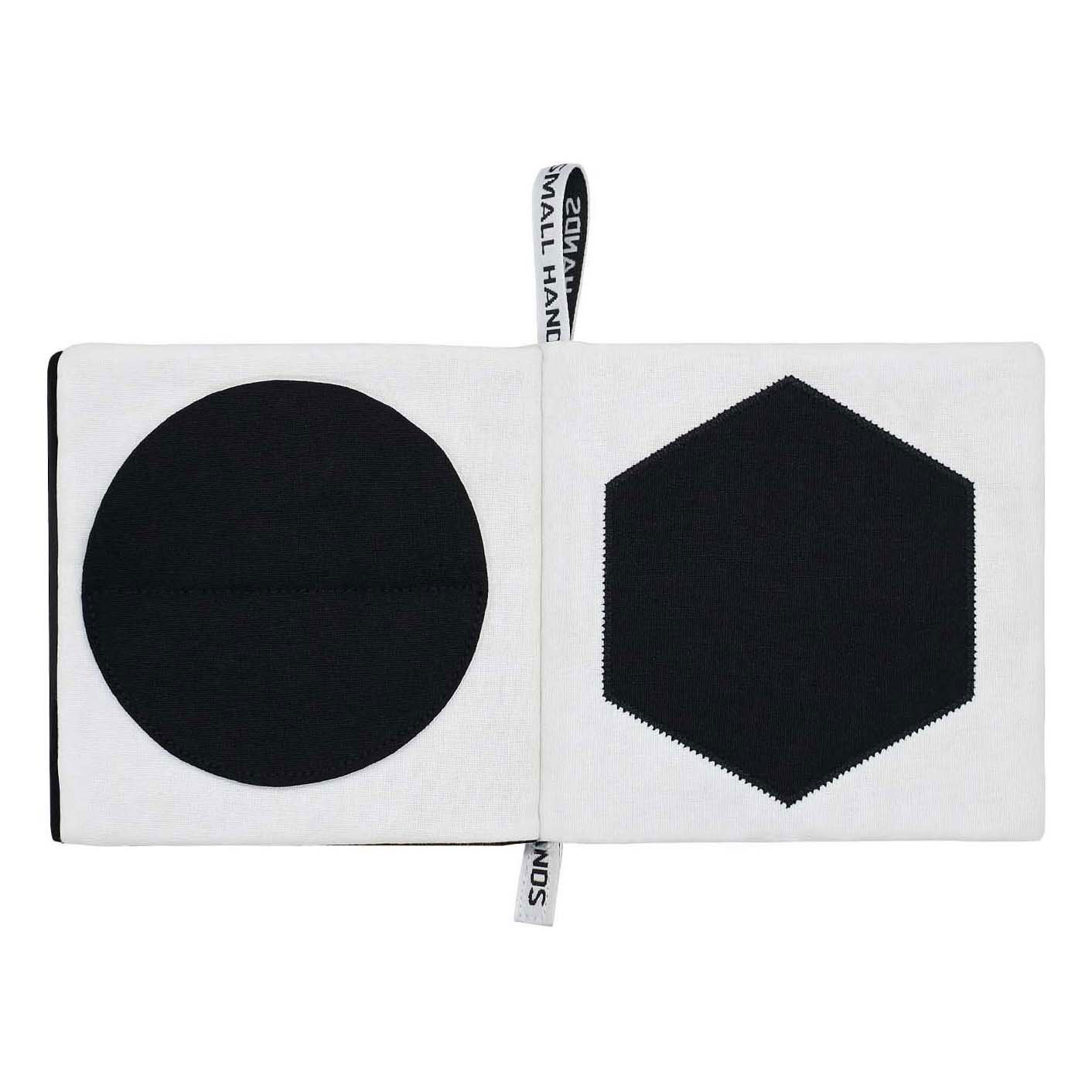 Mon premier livre - Livre en tissu pour bébé « Petites mains et formes » - 0-12 mois