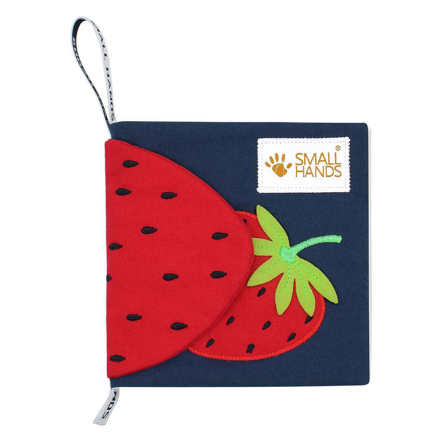 Mon premier livre - Livre bébé en tissu aux fruits colorés - 0-12 mois