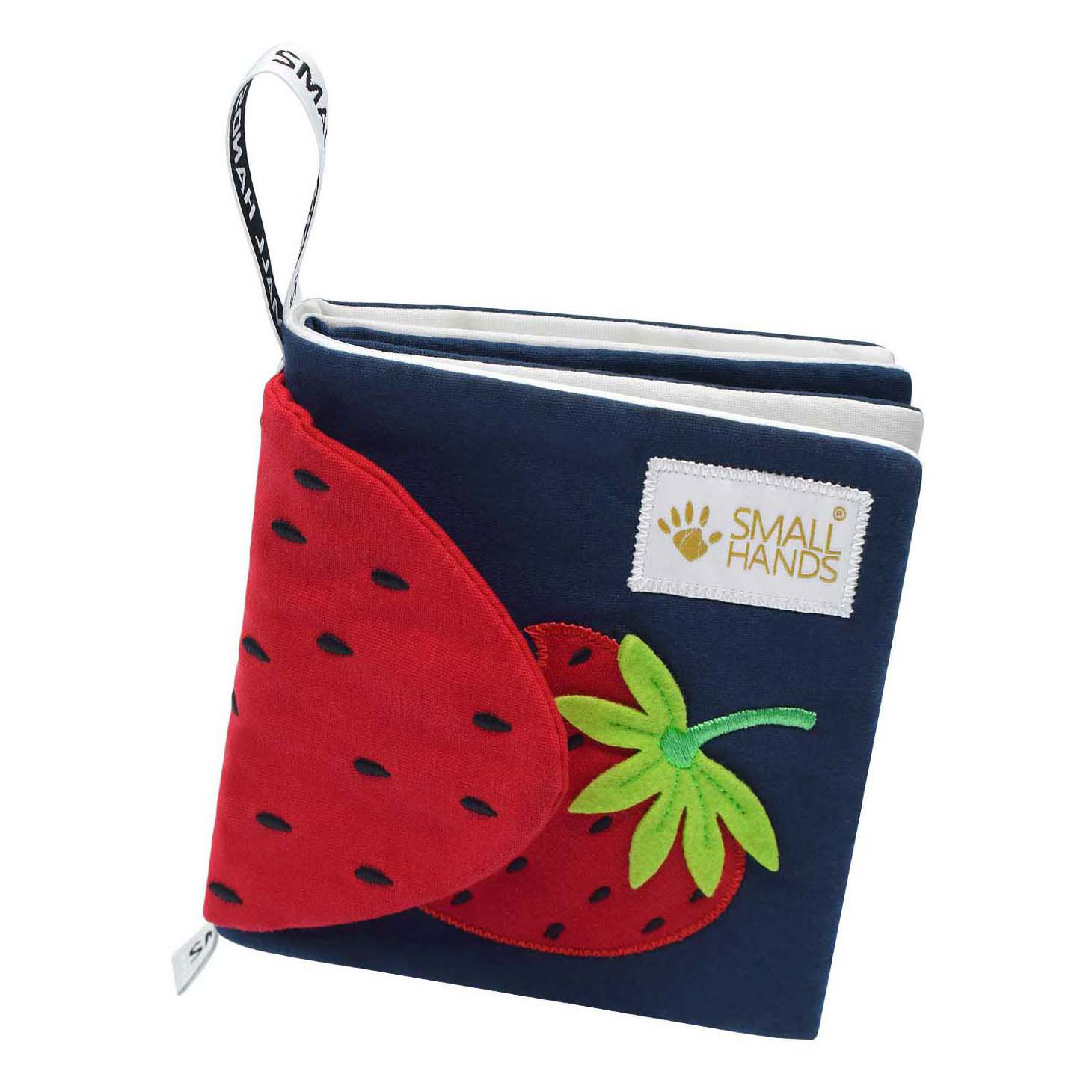 Mon premier livre - Livre bébé en tissu aux fruits colorés - 0-12 mois