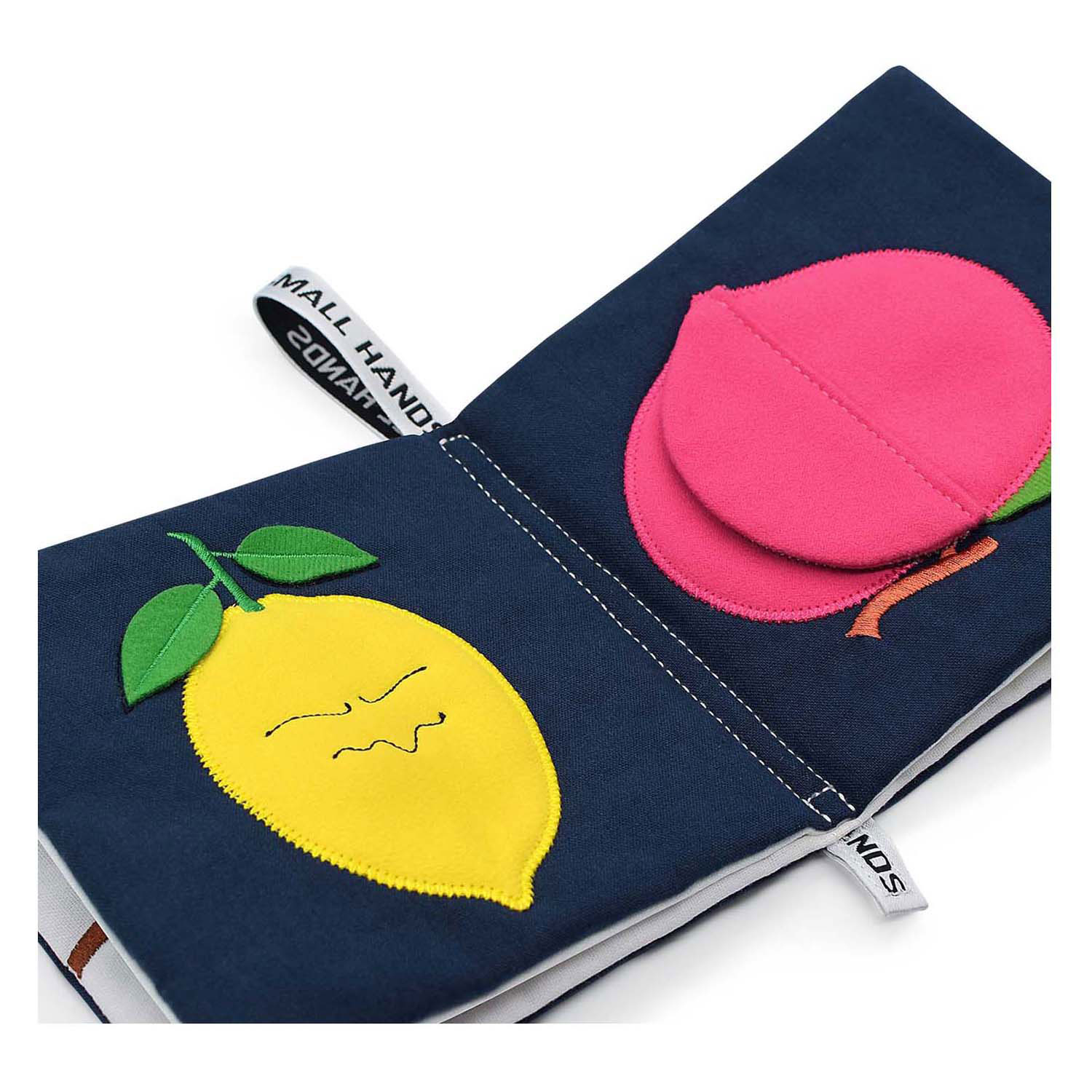 Mon premier livre - Livre bébé en tissu aux fruits colorés - 0-12 mois