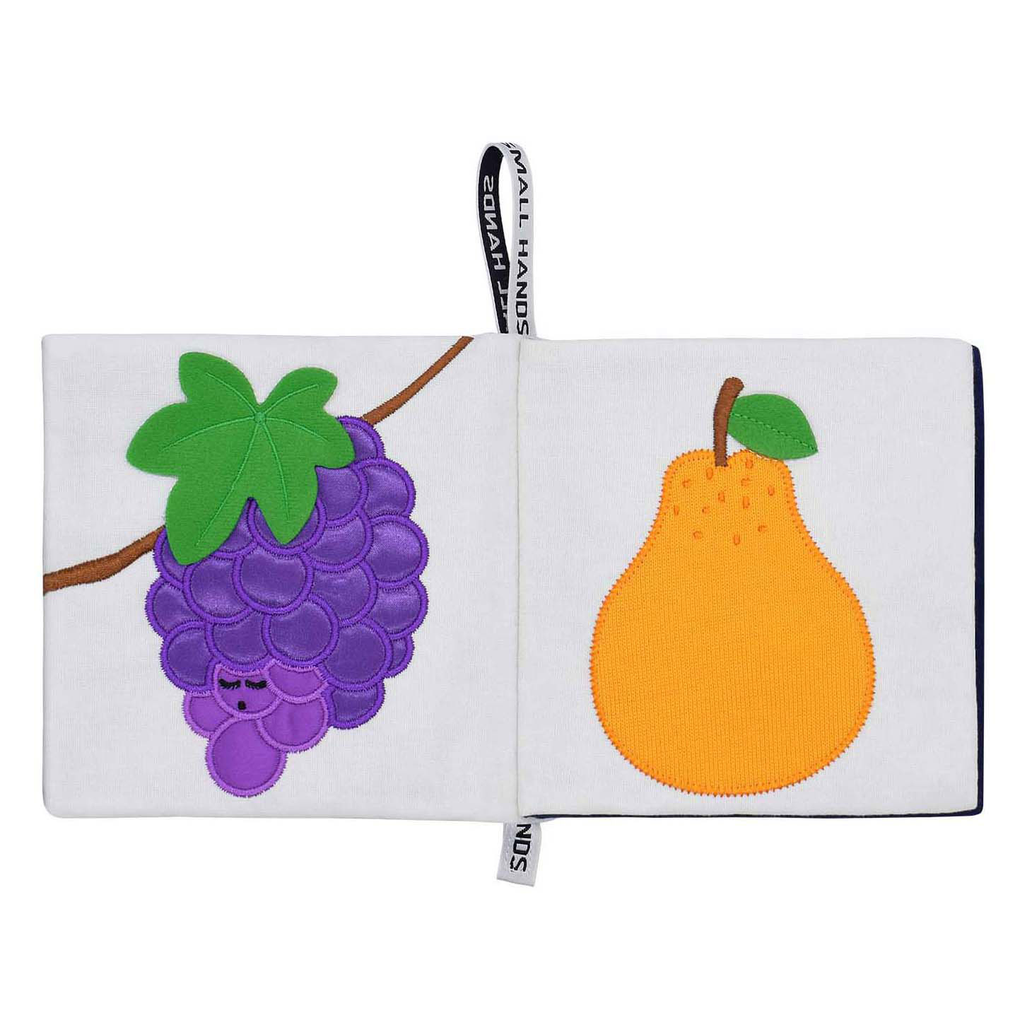 Mon premier livre - Livre bébé en tissu aux fruits colorés - 0-12 mois