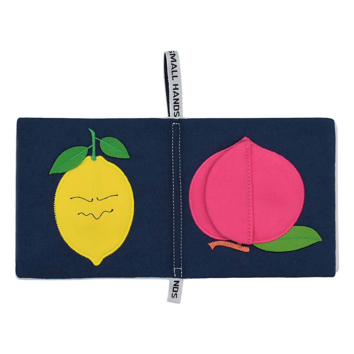 Mon premier livre - Livre bébé en tissu aux fruits colorés - 0-12 mois