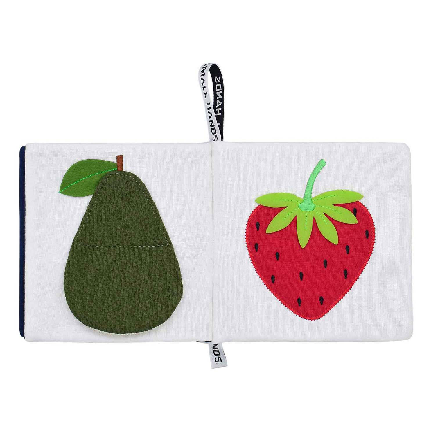 Mon premier livre - Livre bébé en tissu aux fruits colorés - 0-12 mois