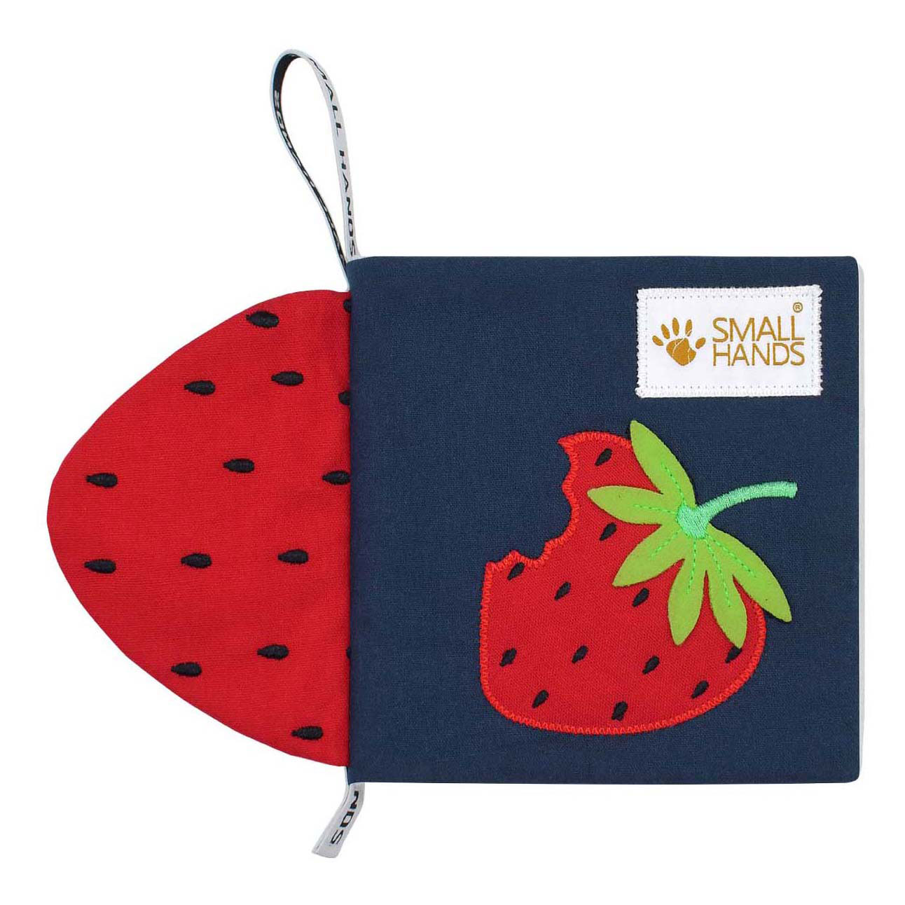 Mon premier livre - Livre bébé en tissu aux fruits colorés - 0-12 mois