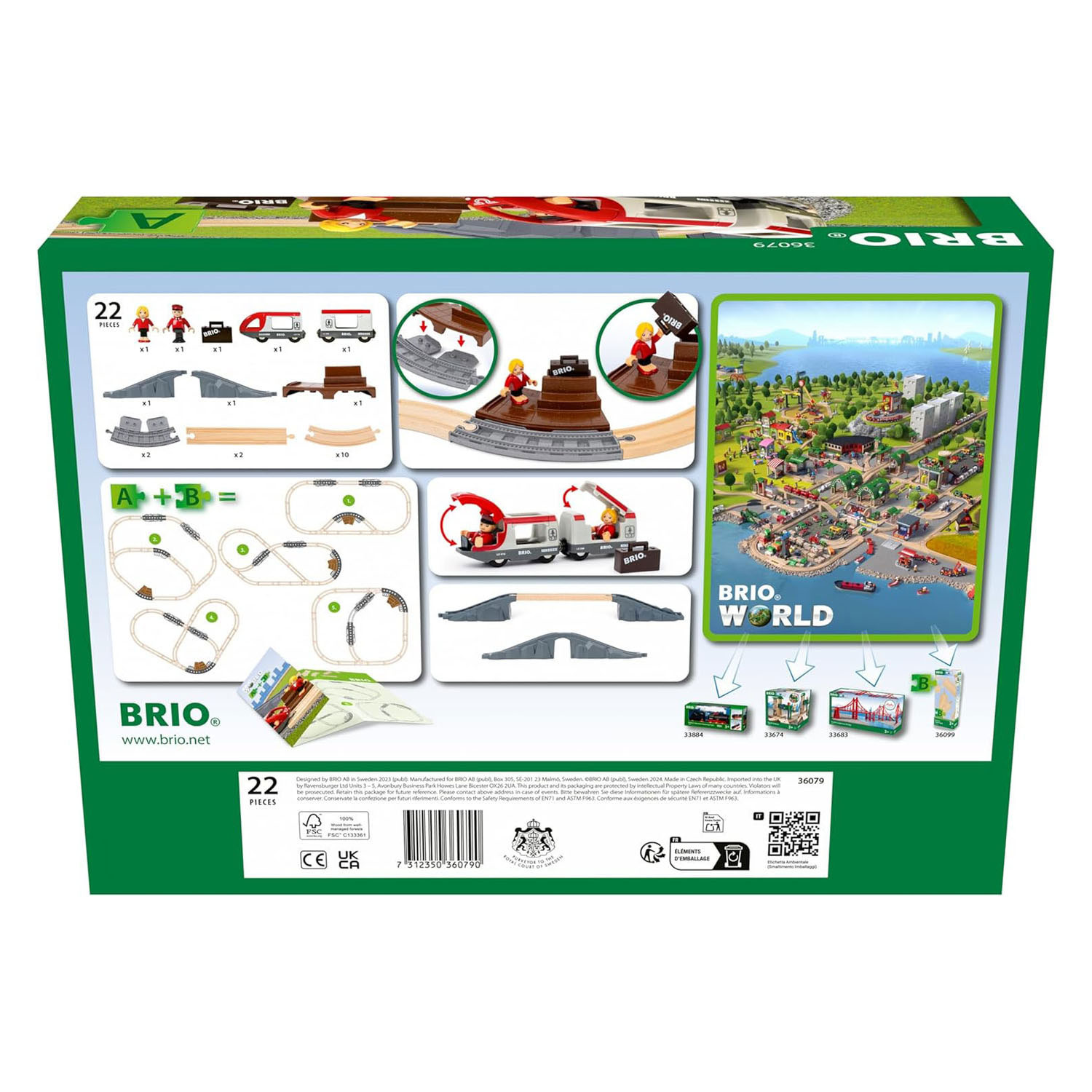 Brio Start Treinset Reis Trein - 22dlg.