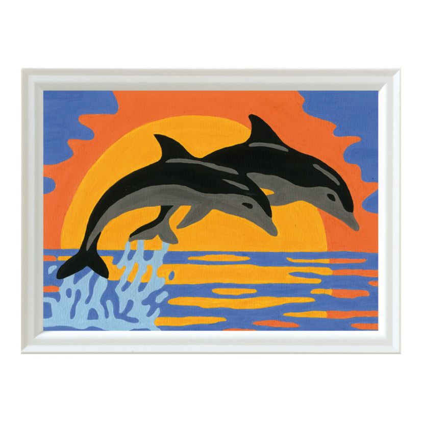 Schilderen op Nummer - Dolfijnen